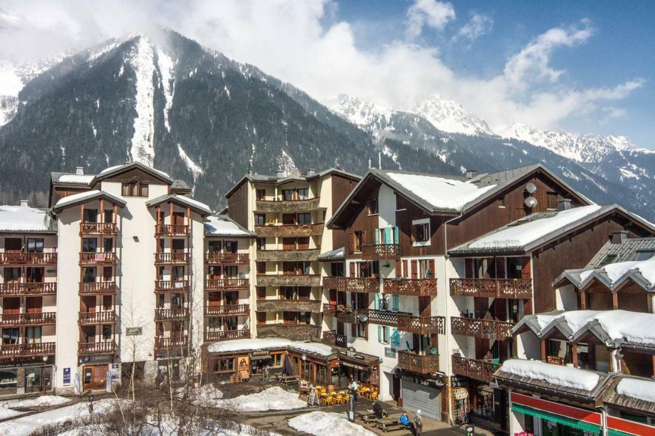 Cozy Chamonix Ski Studio With Mountain Views Exterior foto